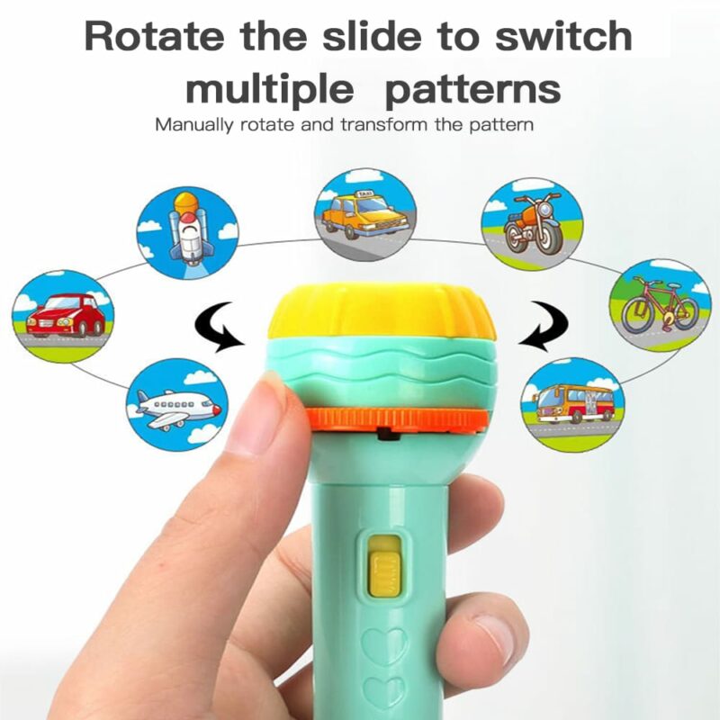 A3 Flashlight Projector Torch Lamp Toy Cute Cartoon Creativity Toy - Image 4