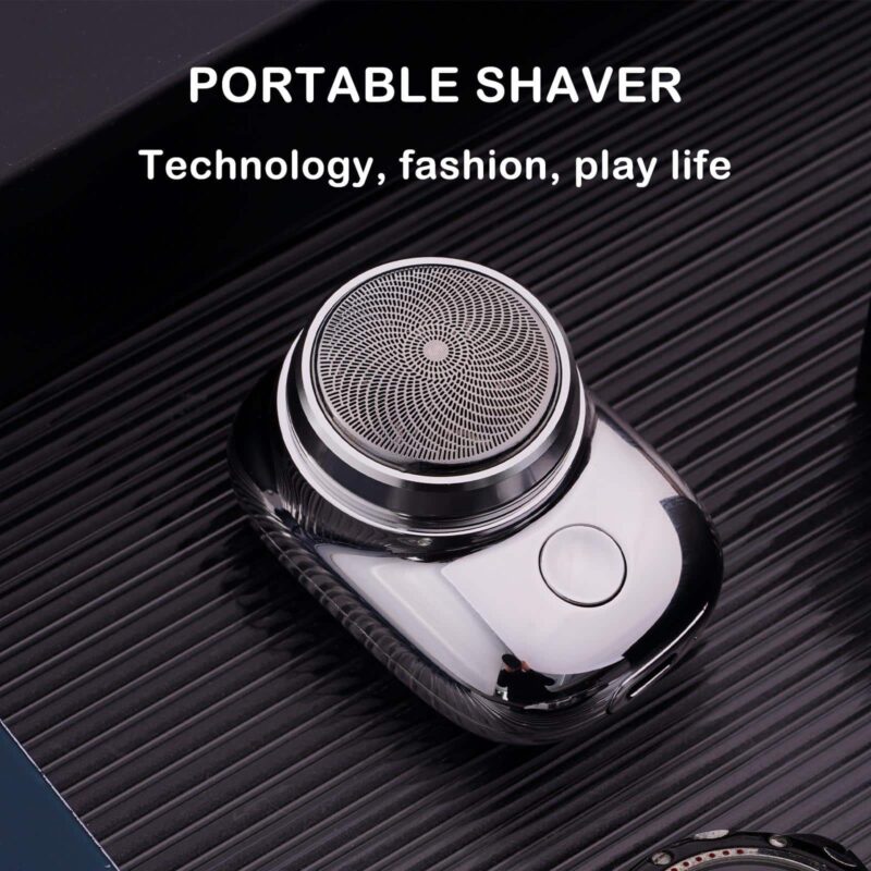 Mini Shave Portable Shaver Wet and Dry Men Is USB Rechargeable Shaver - Image 2