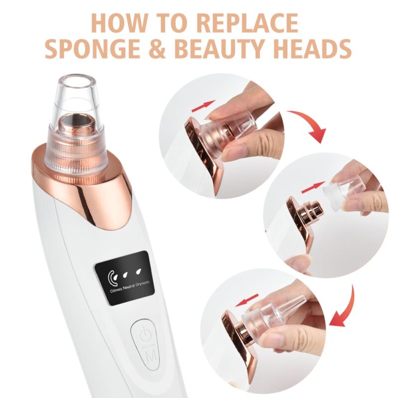 Blackhead Remover Vacuum Acne Cleaner Black Spots Removal Facial Deep Cleansing Pore Cleaner Machine - Image 3