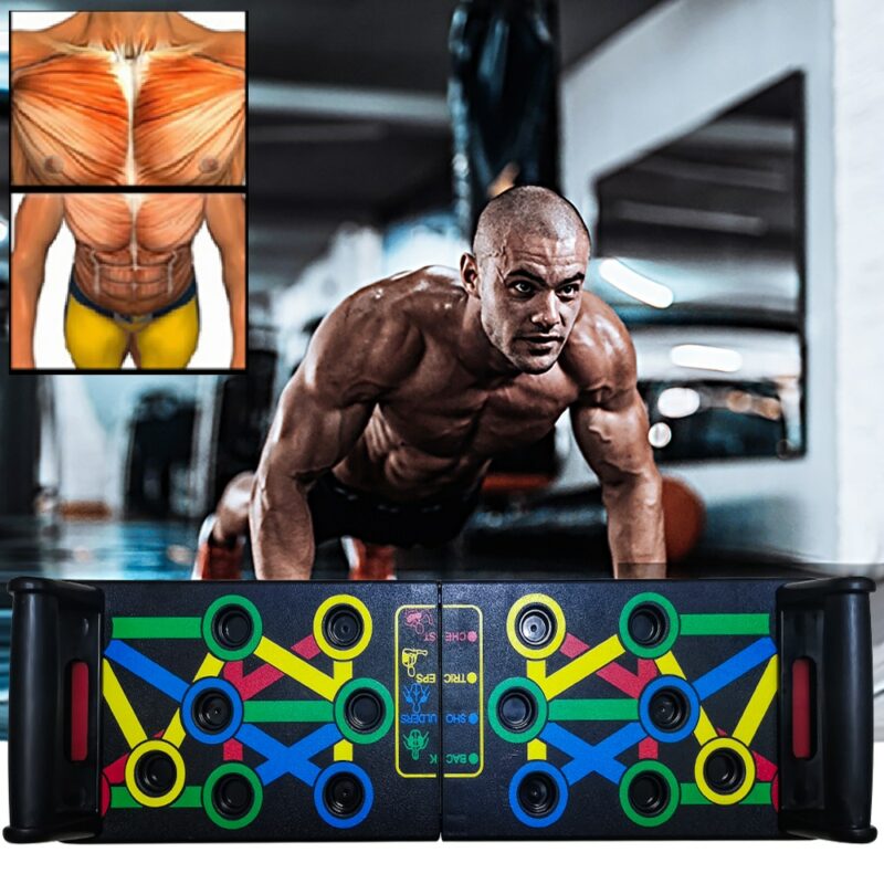 9 in 1 Push Up Board Men & Women Home Gym Body Training Equipment - Image 2