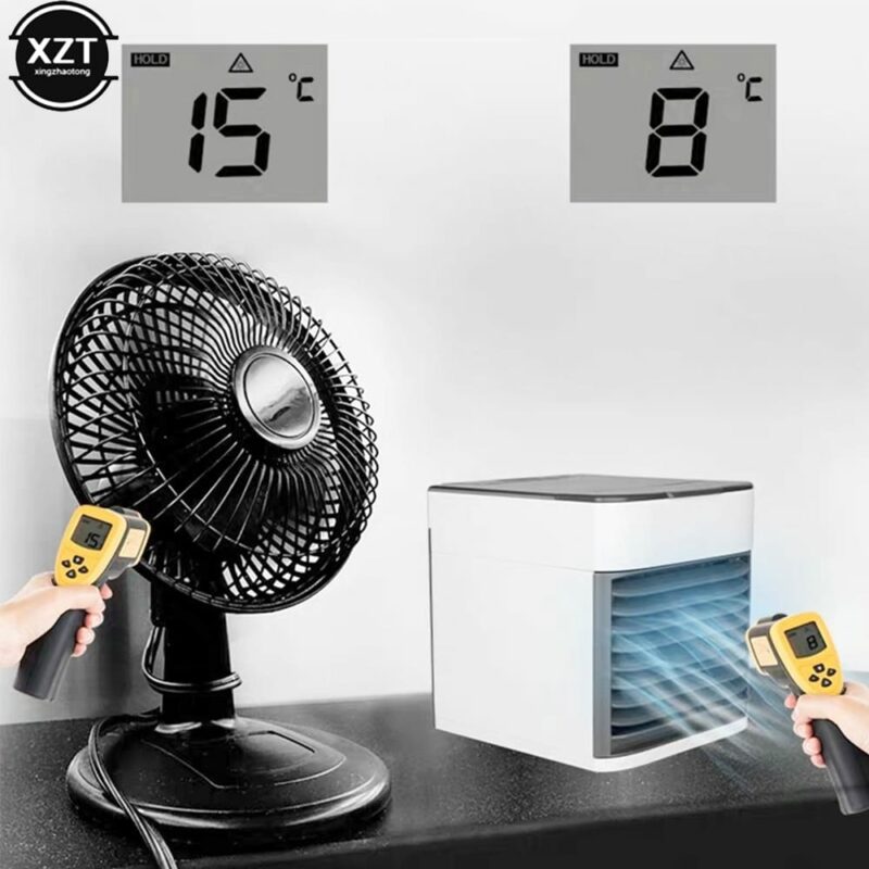 Mini Air Conditioning Cooling Fan Multi-function Usb New Household Portable Desktop Air Conditioner - Image 4