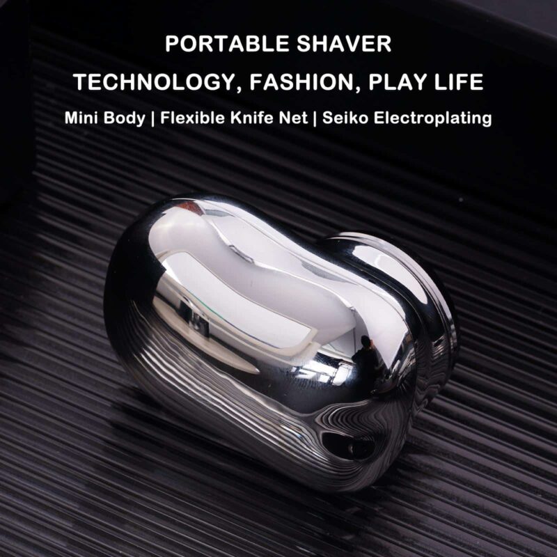 Mini Shave Portable Shaver Wet and Dry Men Is USB Rechargeable Shaver - Image 4