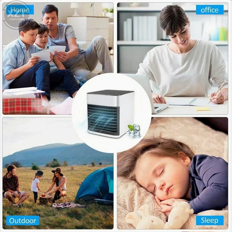 Mini Air Conditioning Cooling Fan Multi-function Usb New Household Portable Desktop Air Conditioner - Image 5