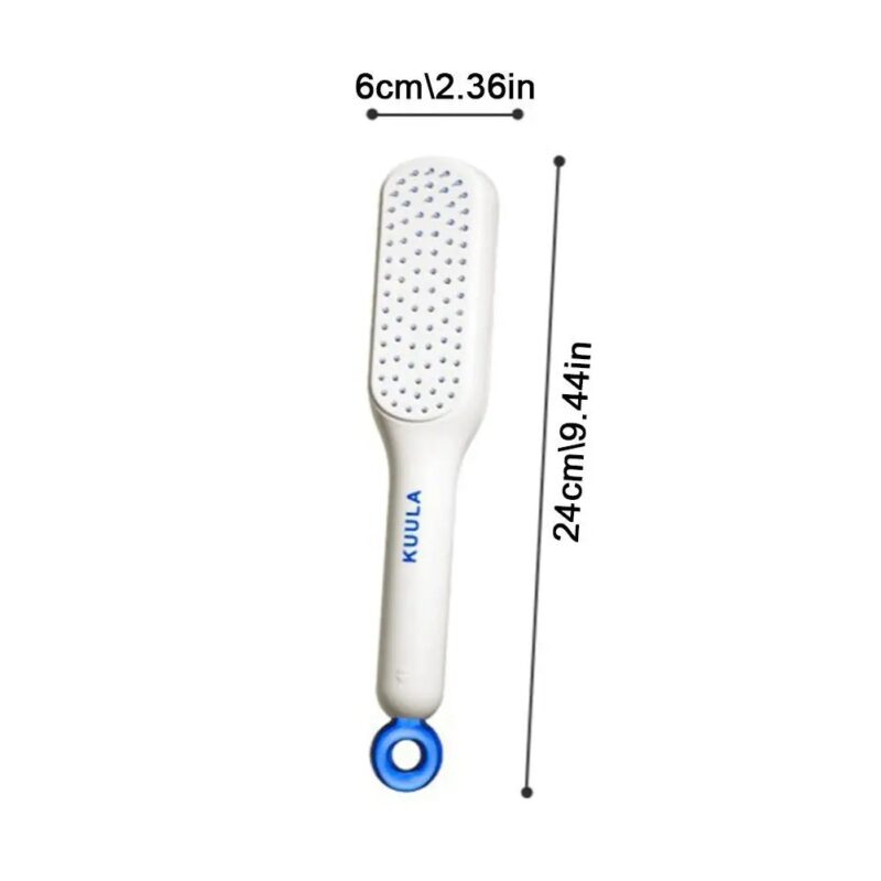 Magic Retractable Comb Self Cleaning Hair Brush Massage Anti-static Hair Smoothing Comb - Image 7