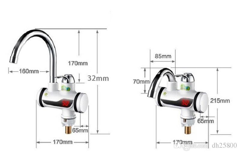Hot Water Tap Instant Heating Faucet, Electric Geyser, Shock Proof Digital Display with Shower Head for kitchen and bathroom, Water Geezer - Image 6