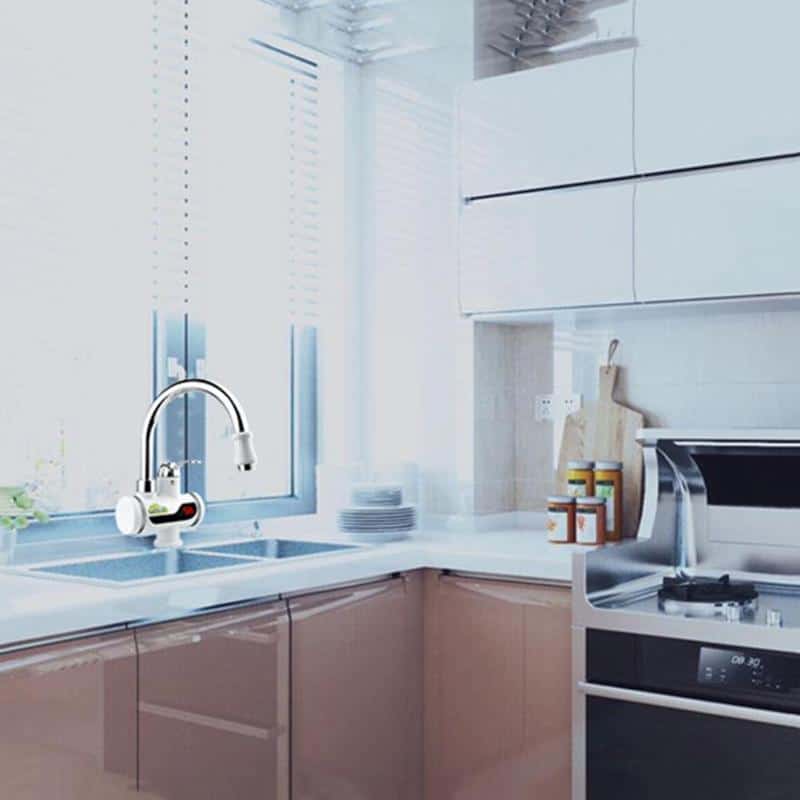 Hot Water Tap Instant Heating Faucet, Electric Geyser, Shock Proof Digital Display with Shower Head for kitchen and bathroom, Water Geezer - Image 2