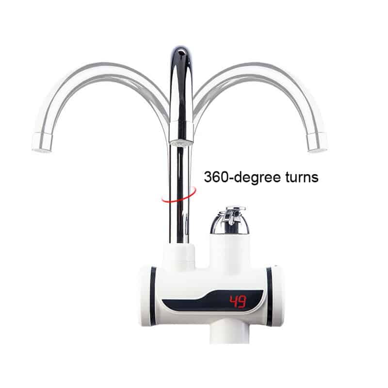 Hot Water Tap Instant Heating Faucet, Electric Geyser, Shock Proof Digital Display with Shower Head for kitchen and bathroom, Water Geezer - Image 8