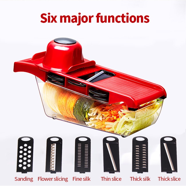 10 in 1 Mandoline Vegetable Slicer Cutter with Box - Image 3