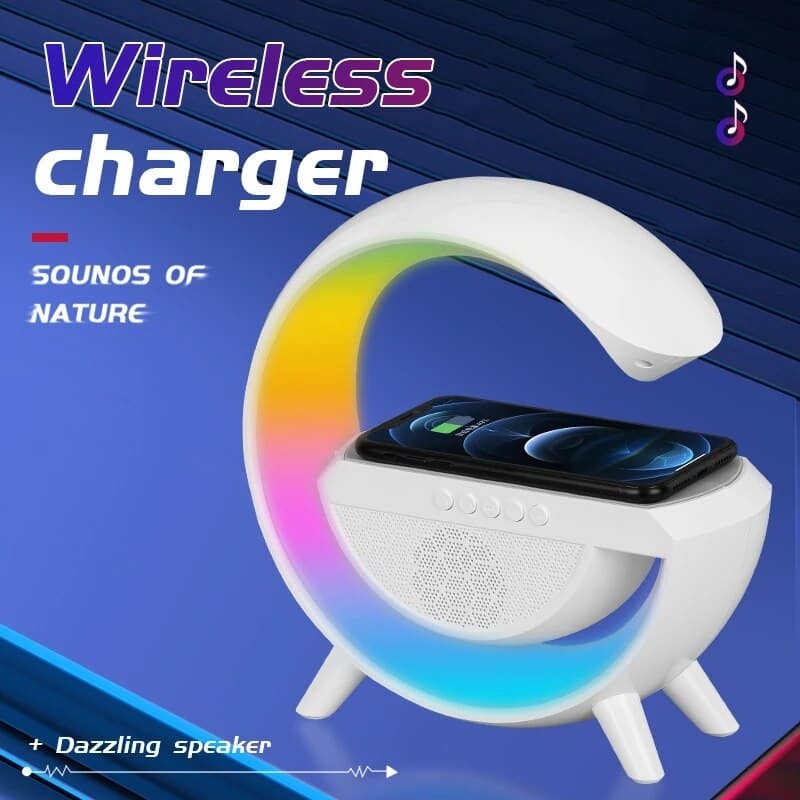 RGB lamp | speaker lamp wireless charging desk lamp - Image 2
