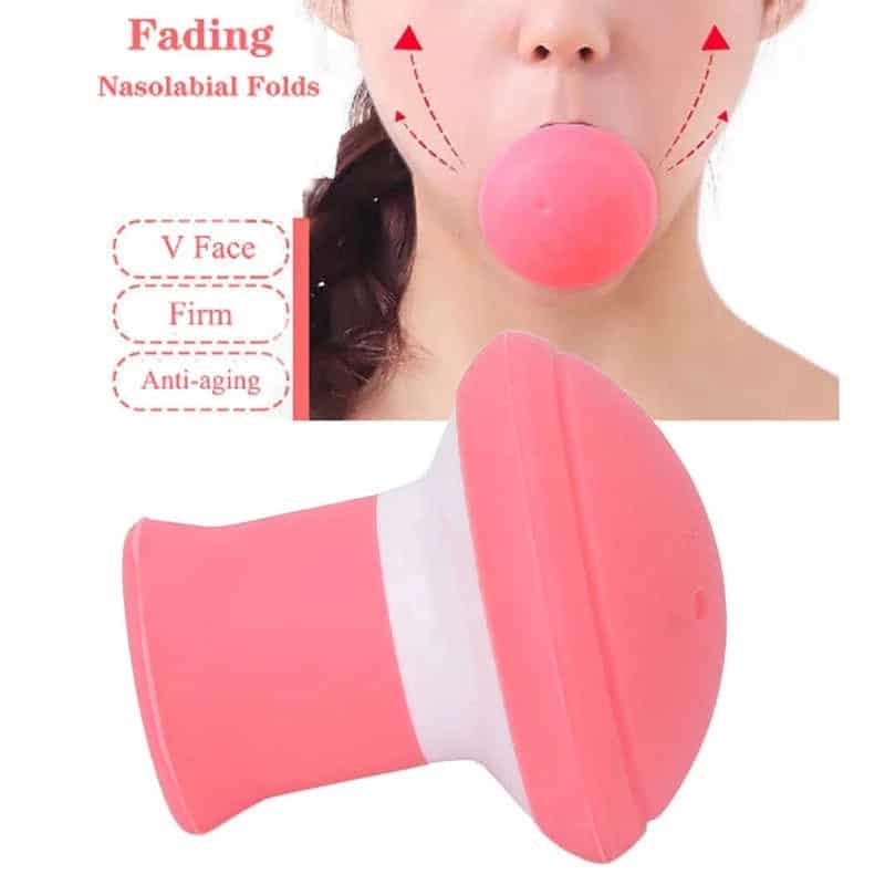 Face Exerciser, Facial Yoga Face Slimmer Silicone Slimming Face Lifter Double V Face Facial Lifter - Image 3