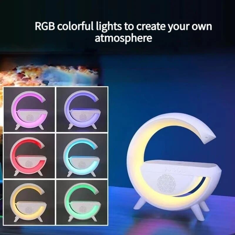 RGB lamp | speaker lamp wireless charging desk lamp - Image 5