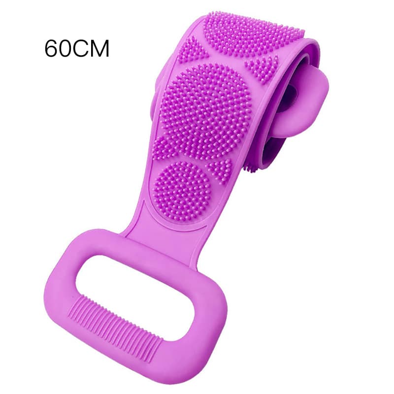 Silicone Body Scrubber Back Massage Exfoliating Sponge Bathroom Bath Brush - Image 5