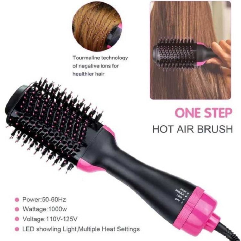 One Step Professional Curler Hair Straightener Hair Dryer Styling Tool Hot Air Brush - Image 6