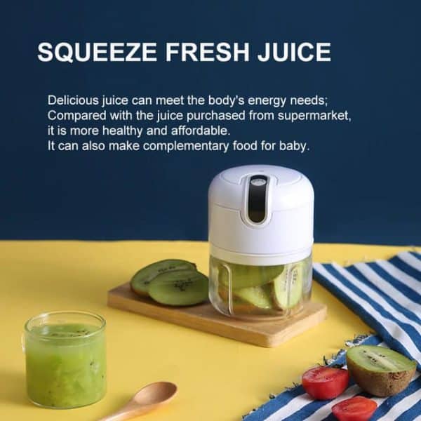 New Mini Electric Food Chopper Multifunctional Portable Cordless Garlic Ginger Food Processor(random Color ) - Image 2