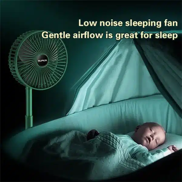 Telescopic Folding Fan direct usb - Image 2