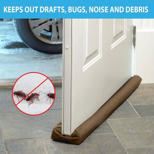 Twin Door Draft Protector – Door Air Lock Foam For Cold Air Window Shutters, Dust Barriers, Insect Repellent( Standard Size) - Image 2