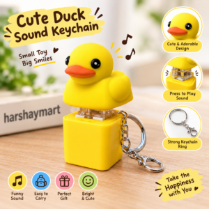 Duck and monkey sound keychain